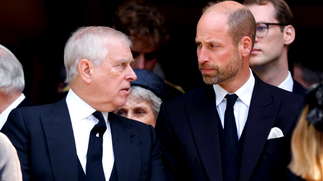 Andrés Mountbatten Windsor y el príncipe de Gales