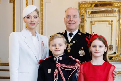 Los príncipes Alberto II y Charlene de Mónaco