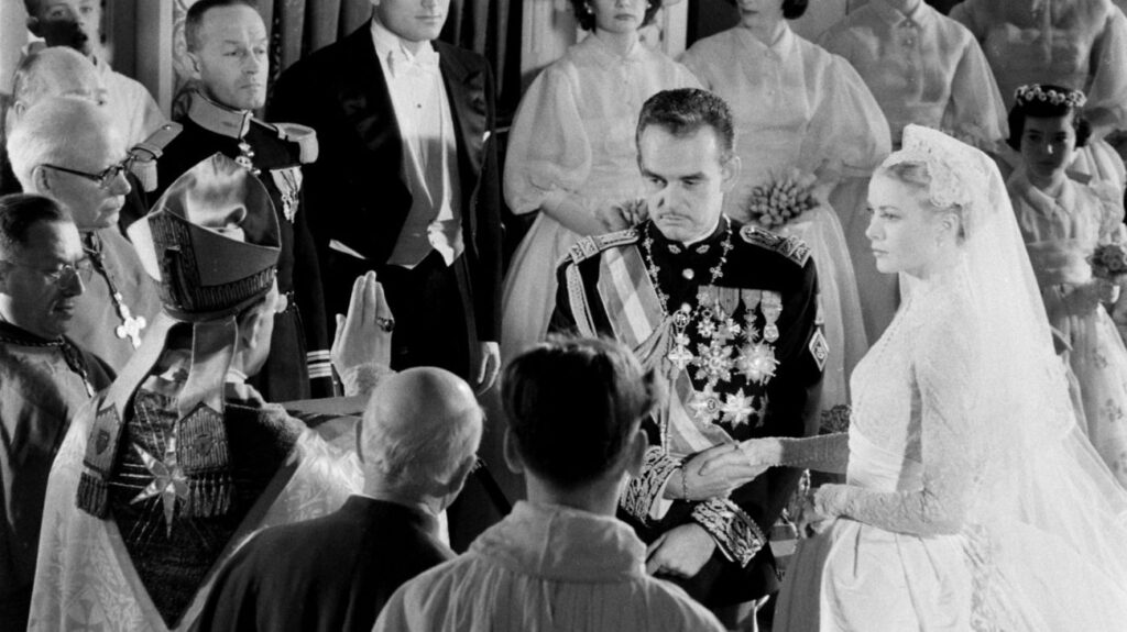 La boda del príncipe Rainiero III de Mónaco y Grace Kelly (19 de abril de 1956)